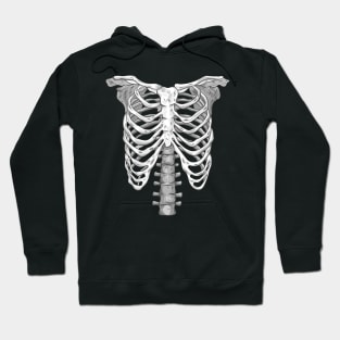 Ribcage skeleton costume Hoodie